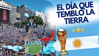 El día que tembló la tierra, emocionate argentina campeon mundial FIFA Qatar 2022 tango y fútbol