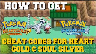 HOW TO GET CHEAT CODES FOR POKEMON HEARTGOLD \u0026 SOULSILVER  FOR DESMUME \u0026 ANDROID