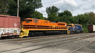 Railfanning Palmer, MA 7/28/17 with Freshly Painted P\u0026W 4301