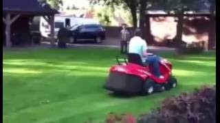 Funny Lawn Mower Prank Gone Wrong