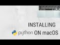 Installing Python (mac OS) and Setting Alias