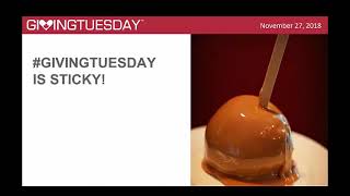 Getting Ready for GivingTuesday 2018