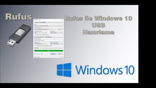 Rufus Nasıl Kullanılır USB'ye İSO Dosyası Yükleme