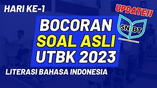 BOCORAN UTBK 2023 HARI PERTAMA LITERASI BAHASA INDONESIA