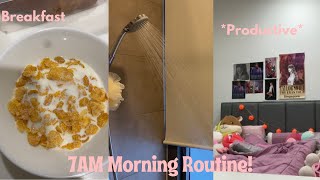 7AM Morning Routine! | *productive*