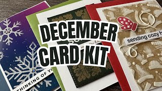 SSS December Card kit | let's make some cards!