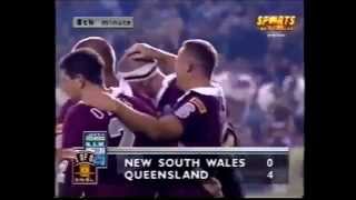 State of Origin 1998 Game 3 Kevin Walters Try @ 8 mins