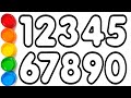 1234567890, How To Draw Number 1 To 10 For Kids | Kids Drawing Videos | Ks Art