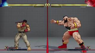 Street Fighter V 示範 戰鬥中級篇