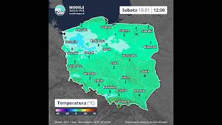 Prognoza temperatury powietrza na 8 godzin (Model INCA