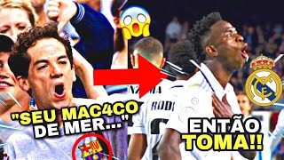 🚨NOSSA!! VINICIUS JUNIOR DESTRUIU O BARCELONA E CALOU OS R4CISTAS DA ESPANHA!