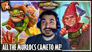 ALL THE MURLOCS CAME TO ME!!! - Hearthstone Battlegrounds