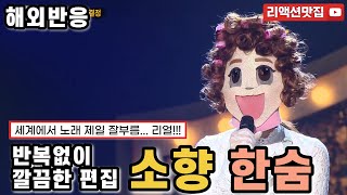 [반복없이깔끔한편집] 소향 한숨 Sohyang Breathe 복면가왕 해외반응 리액션 모음