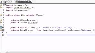 Java Video Tutorial Part 68 | JComboBox