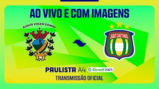 JOGO COMPLETO: VOCEM X SÃO CAETANO | RODADA 5 | PAULISTA A4 SICREDI 2025