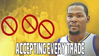 NBA 2K16 | Accepting Every Trade w/'16-'17 Warriors | New King in Oakland | KOT4Q