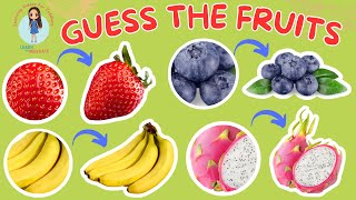 FRUITS NAME for Toddlers | First Words for Babies | Learning Videos for Kids | English Vocabulary