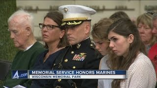 Memorial Service Honors Marines
