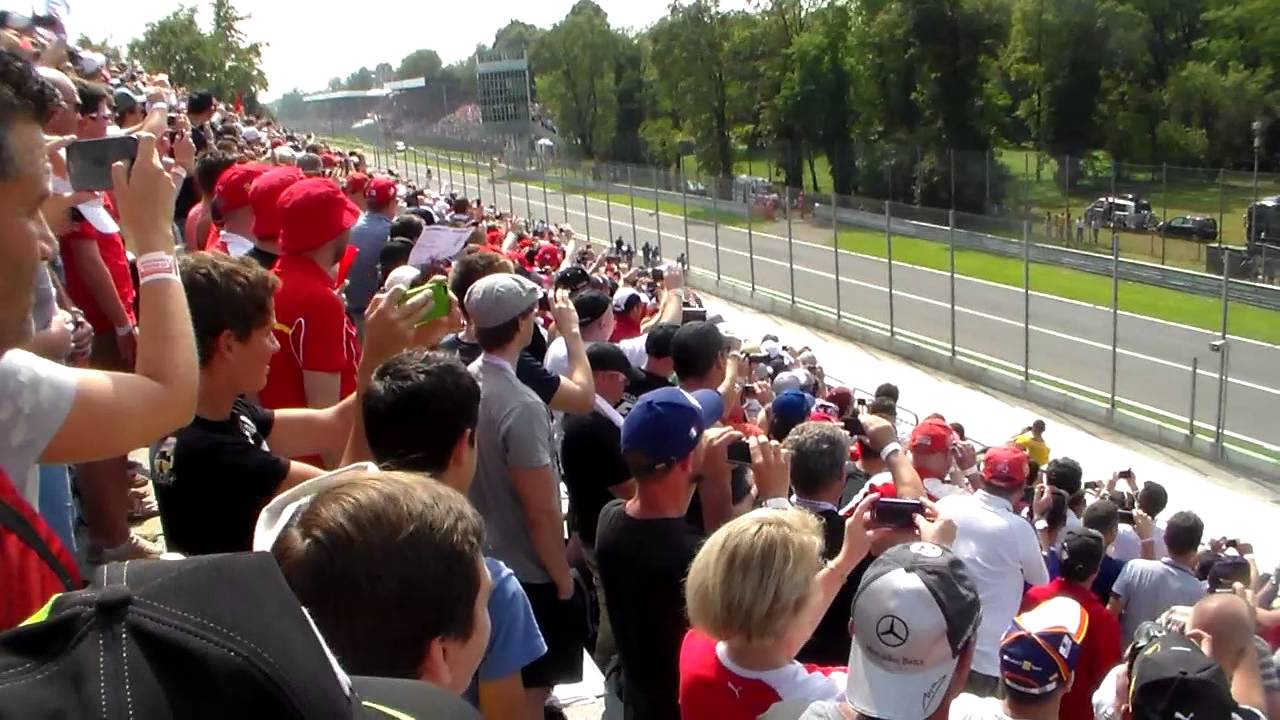 Monza F1 2014 - Race Start From Alta Velocita 6A - YouTube