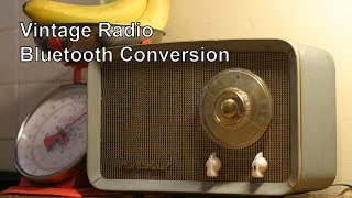 McMichael Vintage Radio Restomod with Bluetooth