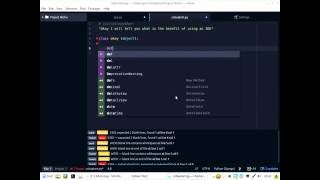 Using Atom as a powerfull Python Editor