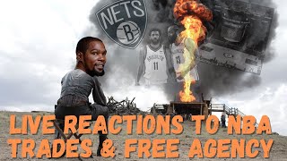 LIVE Reactions to NBA Chaos, KD's Trade Request, Free Agency & More w/ special guest Mitch Lawrence