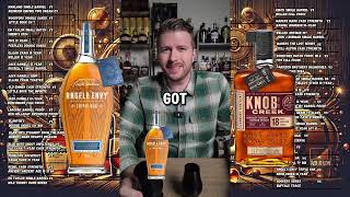 Matchup # 31/32 of the Rocks Bourbon Bracket Knob Creek 18 Year vs. Angels Envy Tripple Oak