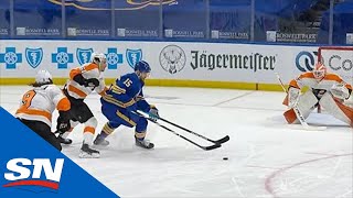 Curtis Lazar Doubles Sabres' Lead With One-Timer Against Flyers