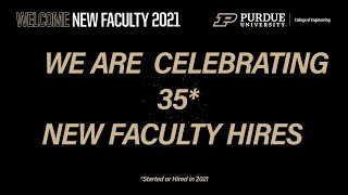 Welcome to 2021 Engineering new faculty