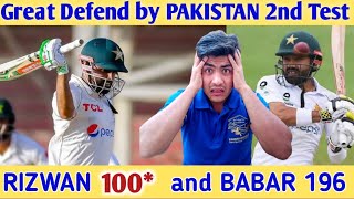 RIZWAN 100 save The TEST | BABAR AZAM 196 | Pak vs Aus 2nd Test