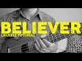 Believer - Imagine Dragons - EASY Ukulele Tutorial - Chords - How To Play