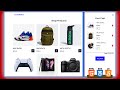 How to make a JavaScript Shopping Cart | Ecommerce Website with HTML CSS JavaScript