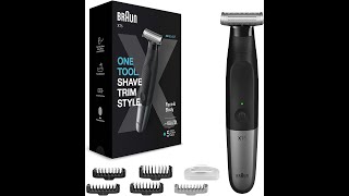 Braun Beard Trimmer || XT-5100 || Showerproof || Shaver || Body Groomer for Men || Face \u0026 Body