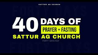 🔴🅻🅸🆅🅴 || 40  Days Fasting Prayer || Sattur AG Church || Day 24