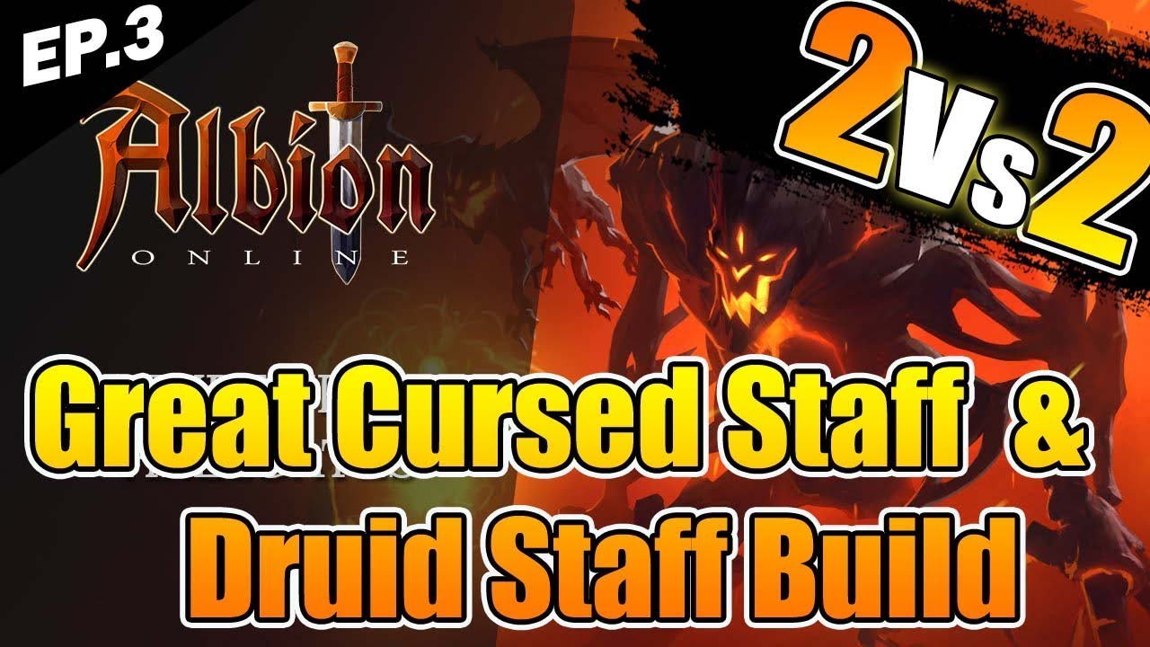 Albion Online PVP - 2v2 HellGates Ep 3 - Great Cursed Staff + Druid ...