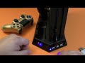 ps4 pro kootek charging stand with fans u0026 extra usb ports