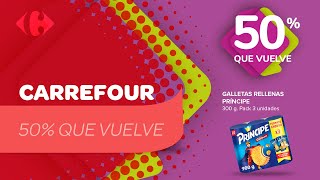 Carrefour 50% en Galletas Príncipe