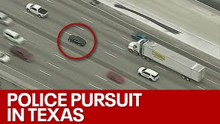 Police chase ends in Dallas neighborhood