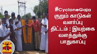 #CycloneGaja : குறும் காடுகள் வளர்ப்பு திட்டம் : இயற்கை வளத்துக்கு பாதுகாப்பு