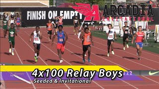 2022 TF - Arcadia Invite - 4x100 Relay (Boys, Seeded and Invite)