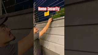 Home security #electricbarrier #electrician #electricfeild #electricfence #home #electricfence