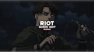 riot 「hollywood undead」 | edit audio (version 2)