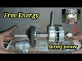 How to make a free energy spring power