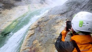 カムイワッカ湯の滝　知床秘境アクティビティ始まる　「四の滝」まで開放　斜里町