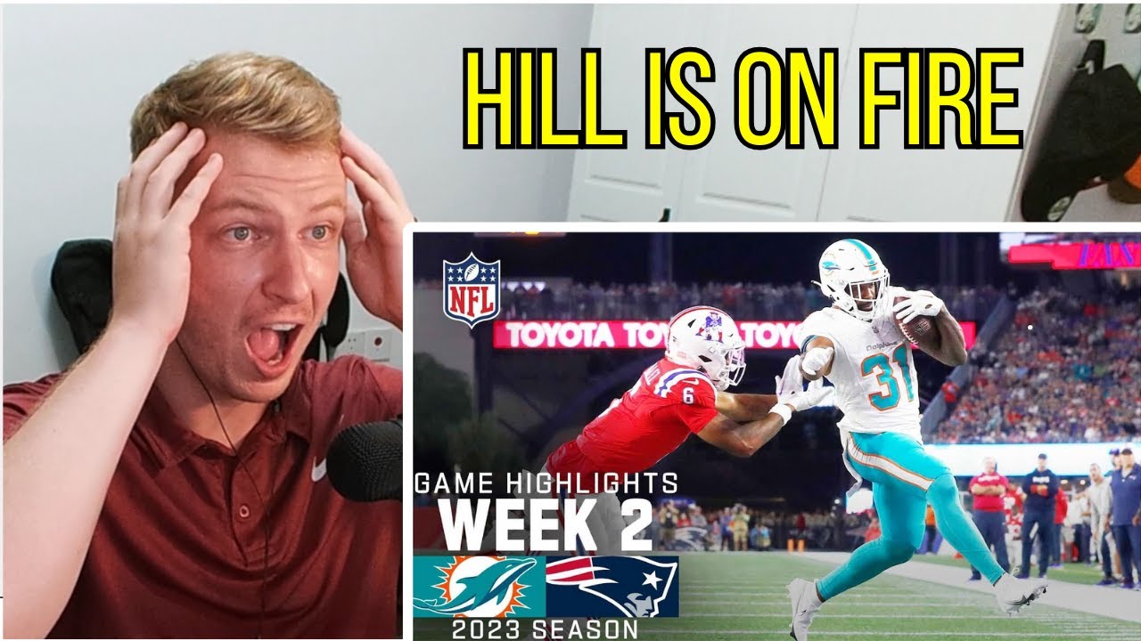 Miami Dolphins Vs. New England Patriots BRITISH REACTION - YouTube