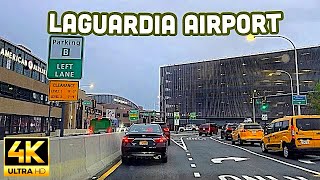 NYC in 4K: A Rainy Day Driving Tour LaGuardia to Manhattan 🗽