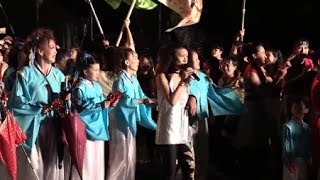 バサラ祭り2015 フィナーレ よさこい総踊り (奈良公園ステージ) 8.30