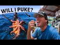 Three Prong Spearfishing (catch and cook) ALMOST PUKED!