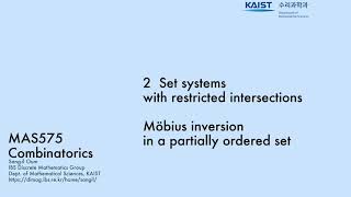 2.4. Mobius inversion formula (completed proof)