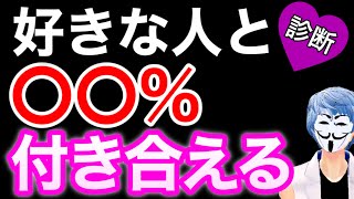 好きな人とアナタが付き合える可能性がわかる診断【恋愛心理テスト】